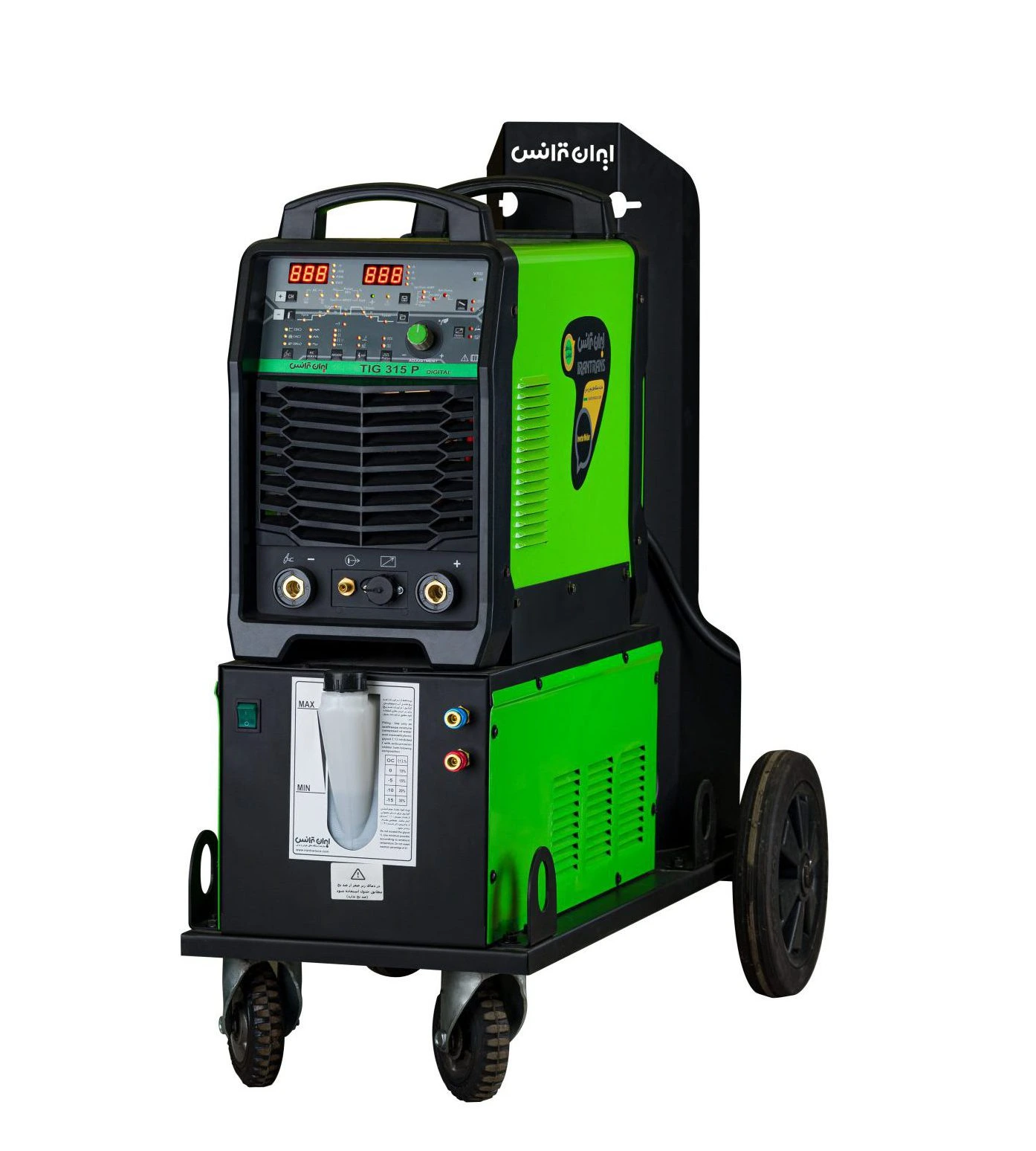 دستگاه جوش اینورتر تیگ ایران ترانس مدل TIG315P ظرفیت ۳۱۵ آمپر سه فاز